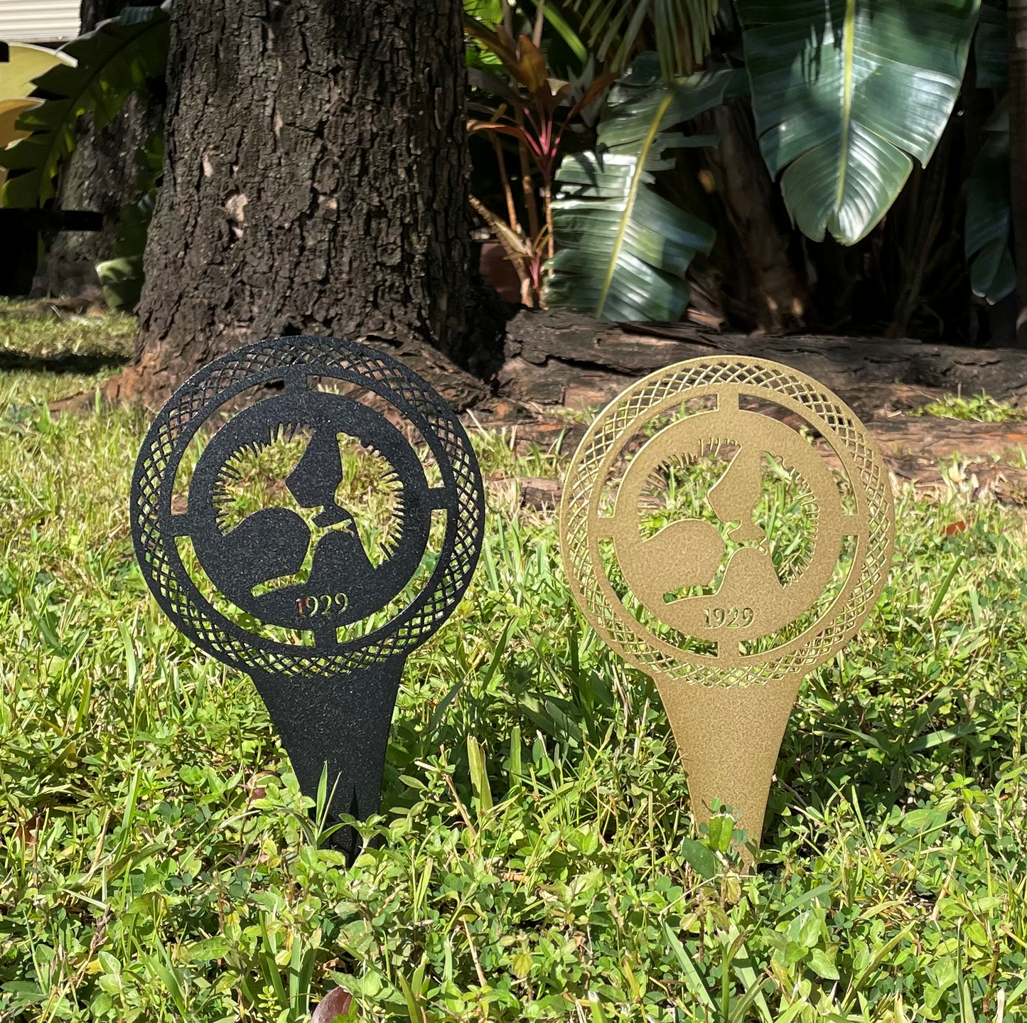 Custom Metal Golf Course Tee Markers