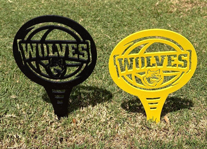 Custom Metal Golf Course Tee Markers