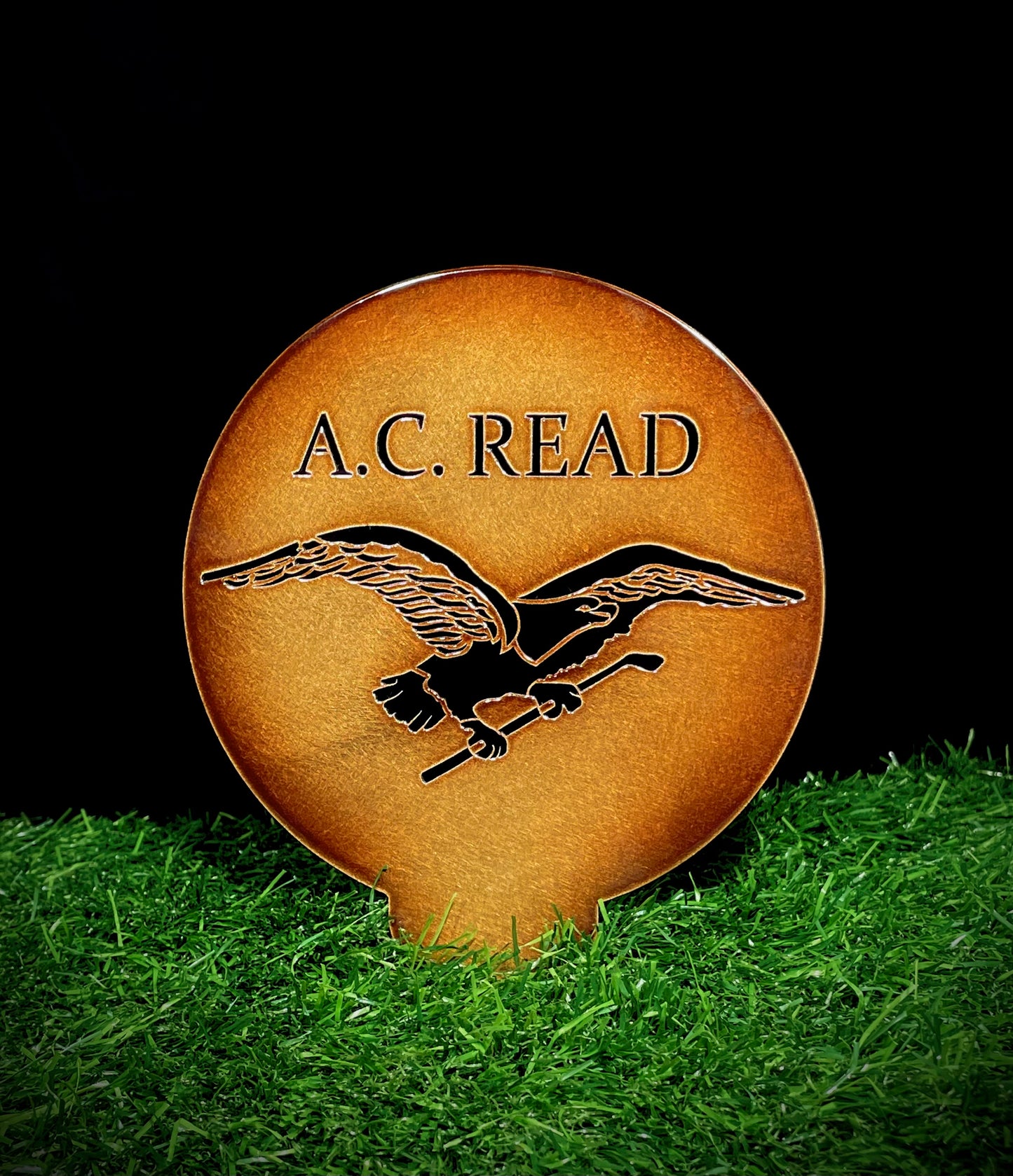 Custom Metal Golf Course Tee Markers
