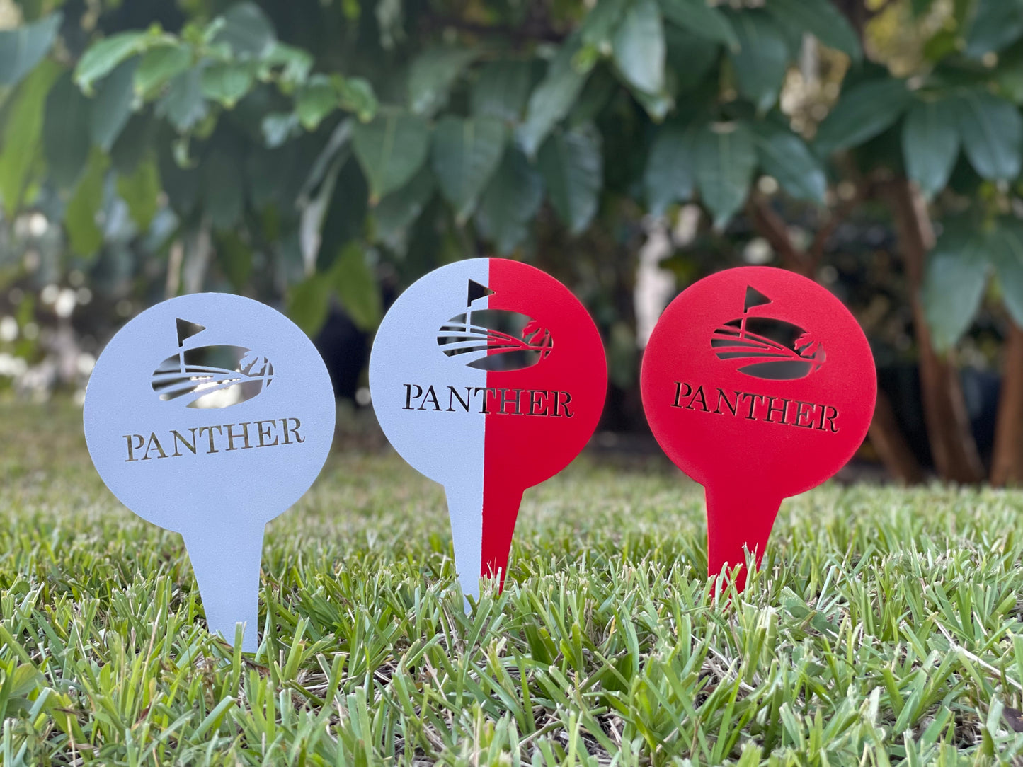 Custom Metal Golf Course Tee Markers