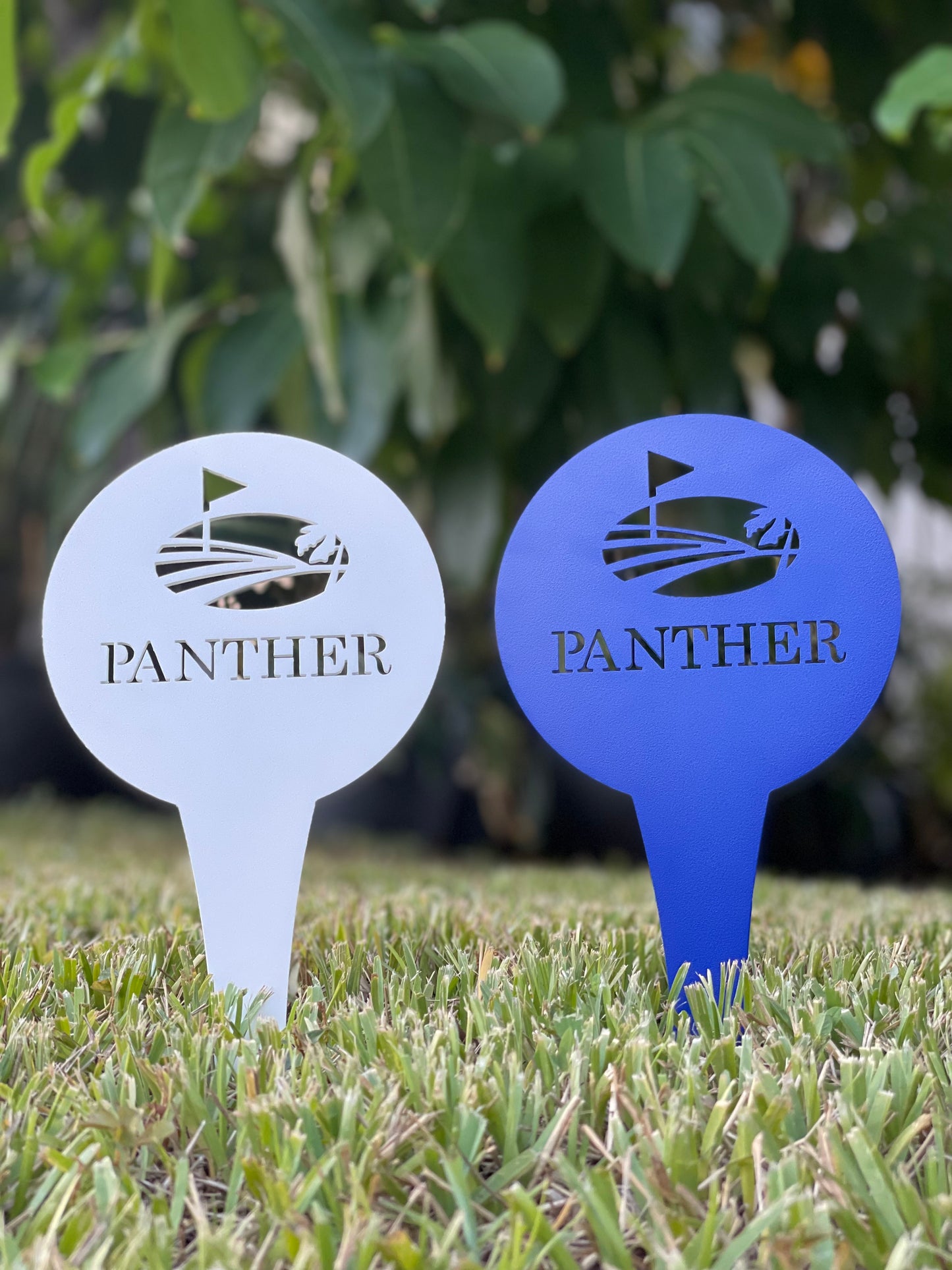 Custom Metal Golf Course Tee Markers