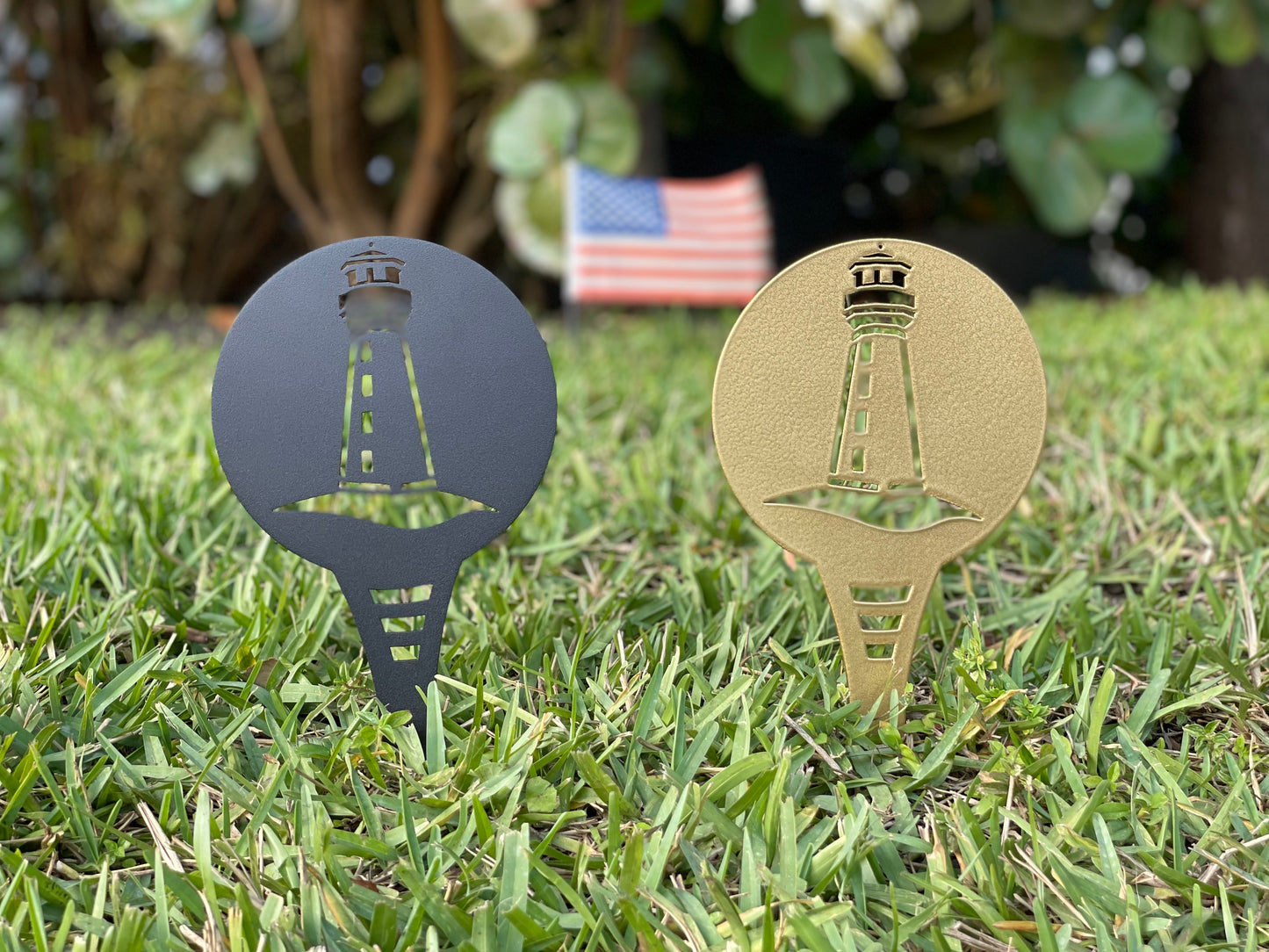 Custom Metal Golf Course Tee Markers