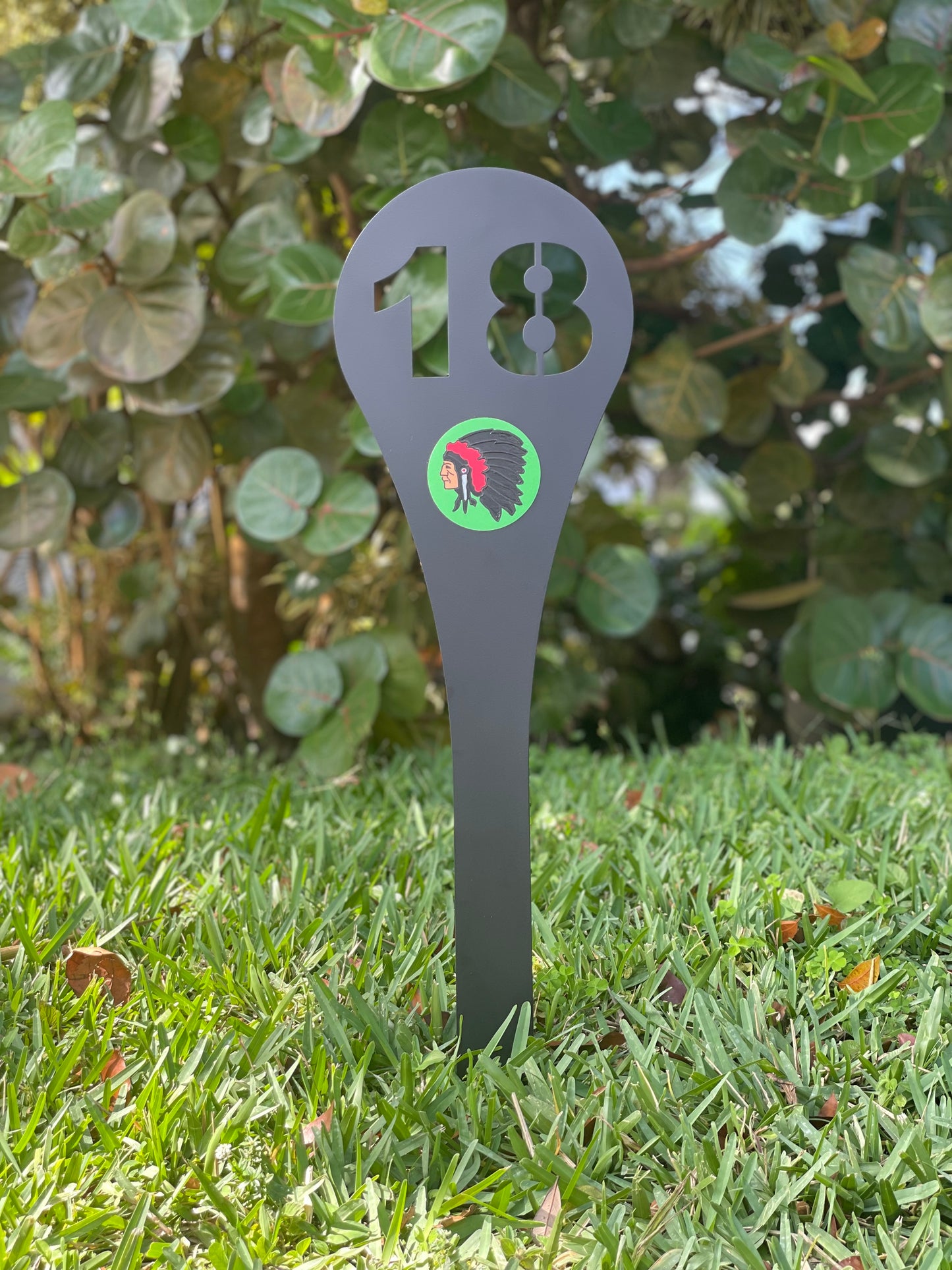 Custom Metal Golf Course Tee Markers