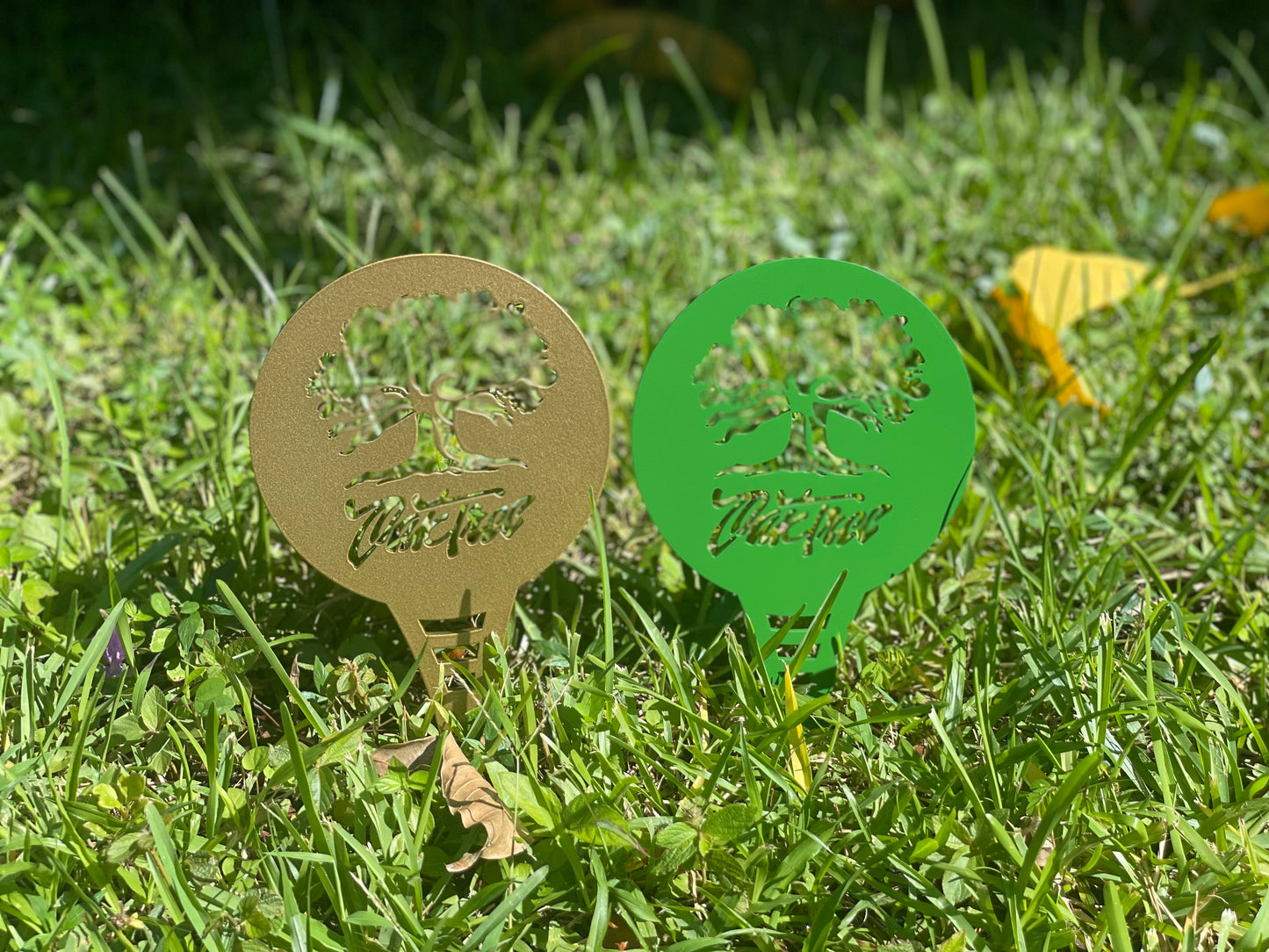 Custom Metal Golf Course Tee Markers