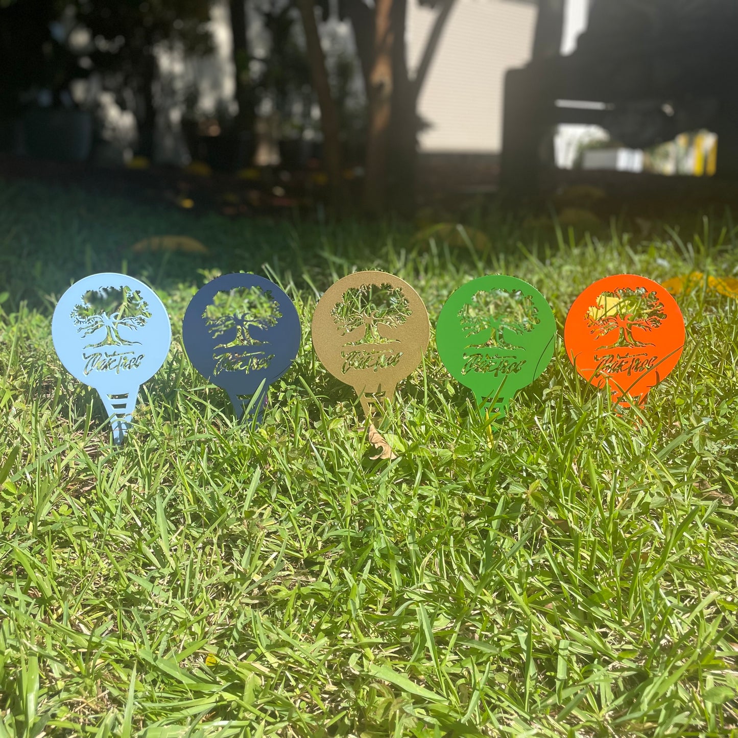 Custom Metal Golf Course Tee Markers