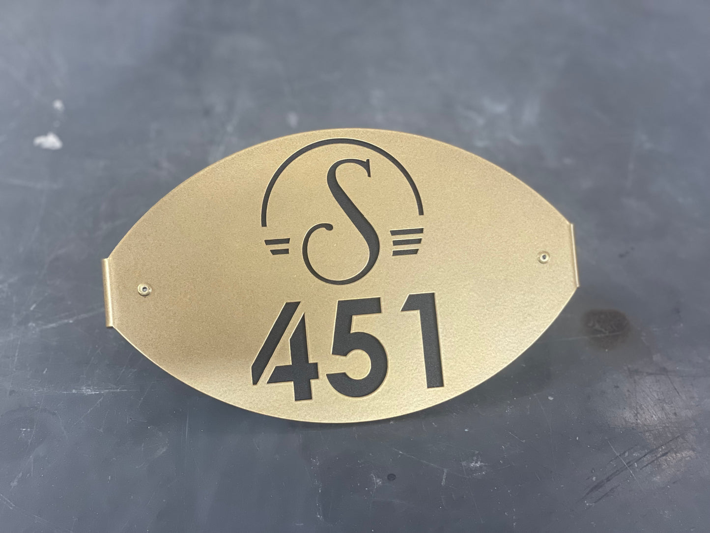 Custom Metal Yard Markers