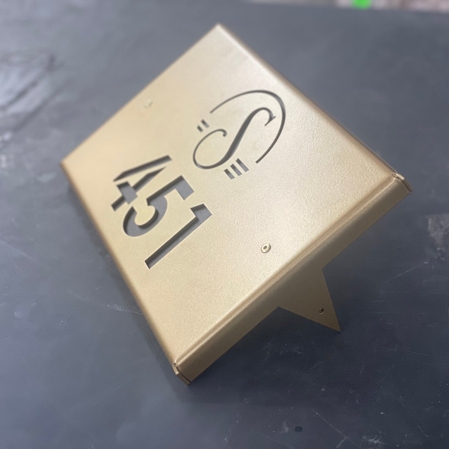 Custom Metal Yard Markers