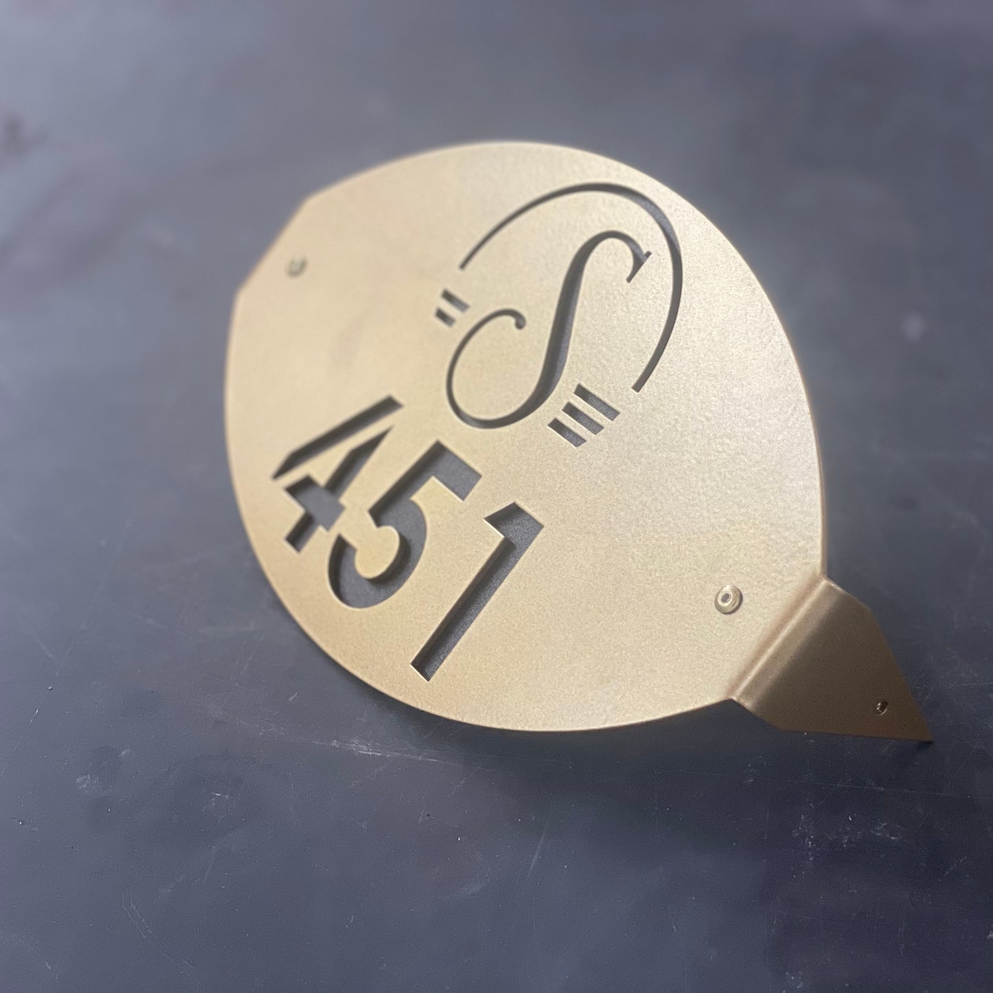 Custom Metal Yard Markers