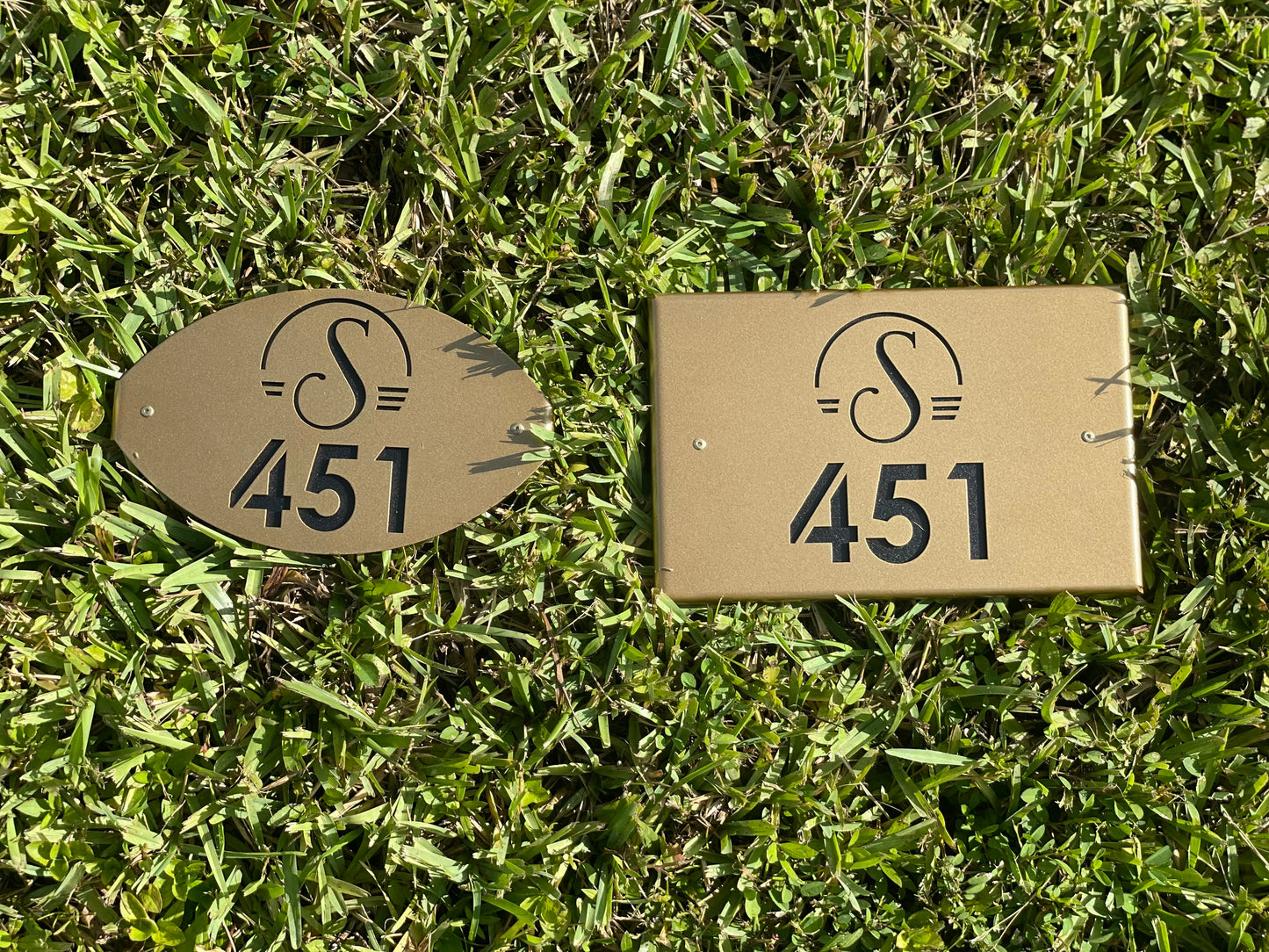 Custom Metal Yard Markers