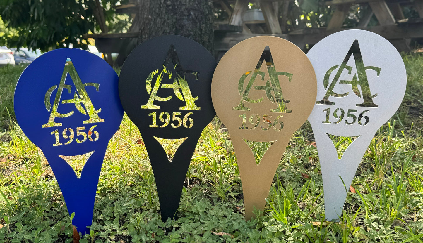 Custom Metal Golf Course Tee Markers