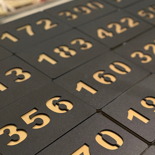 Custom Metal Yard Markers