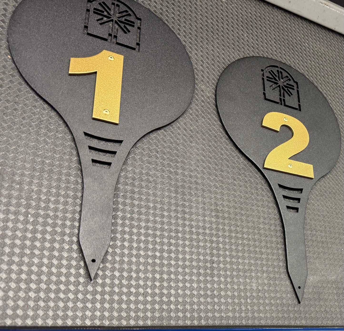 Custom Metal Golf Course Tee Markers