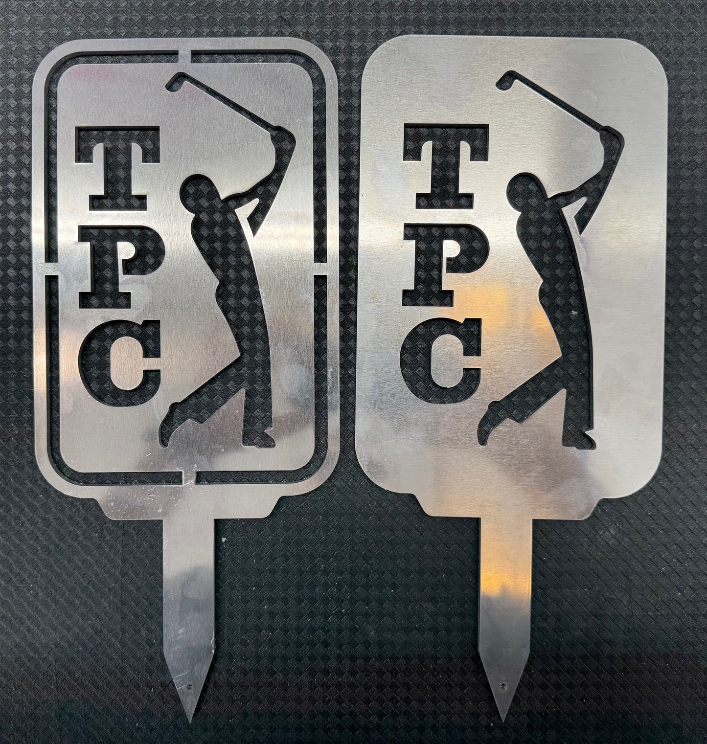 Custom Metal Golf Course Tee Markers