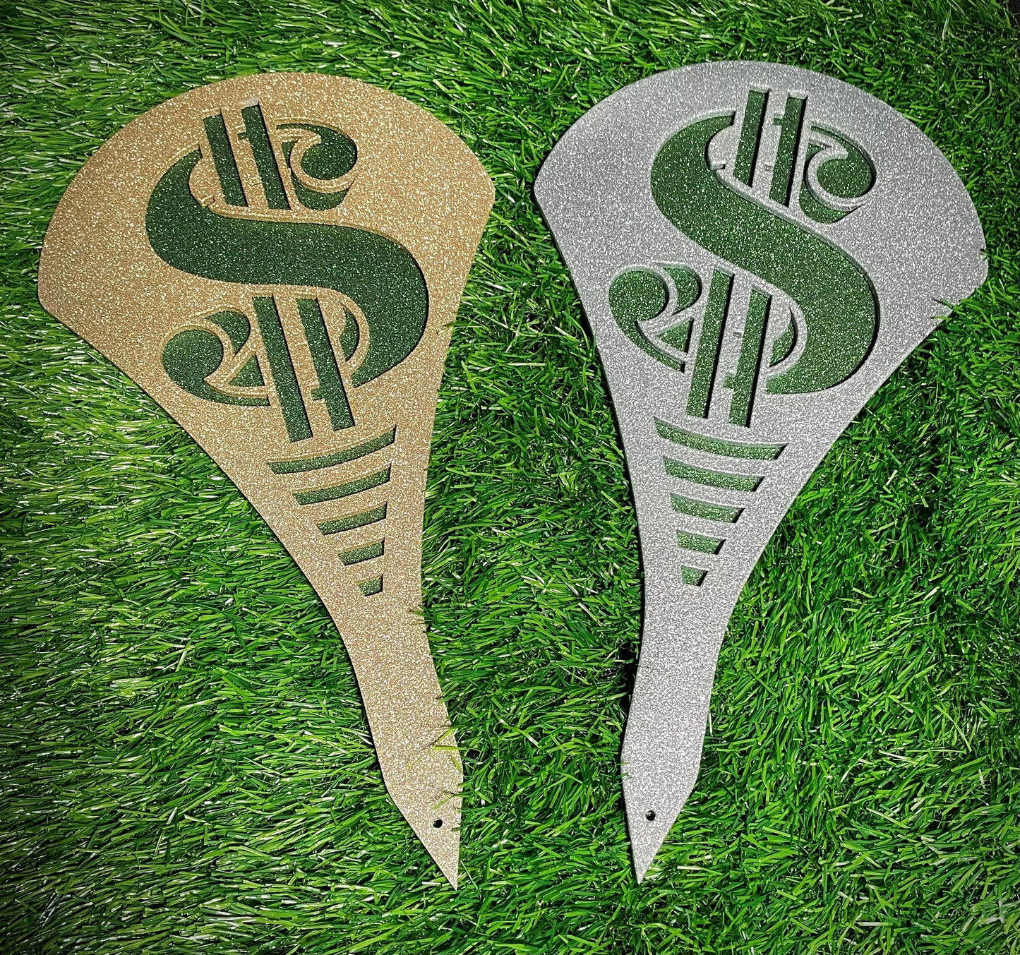 Custom Metal Golf Course Tee Markers