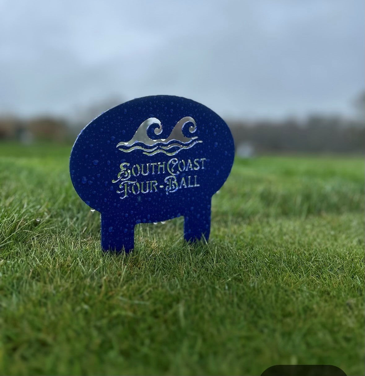 Custom Metal Golf Course Tee Markers