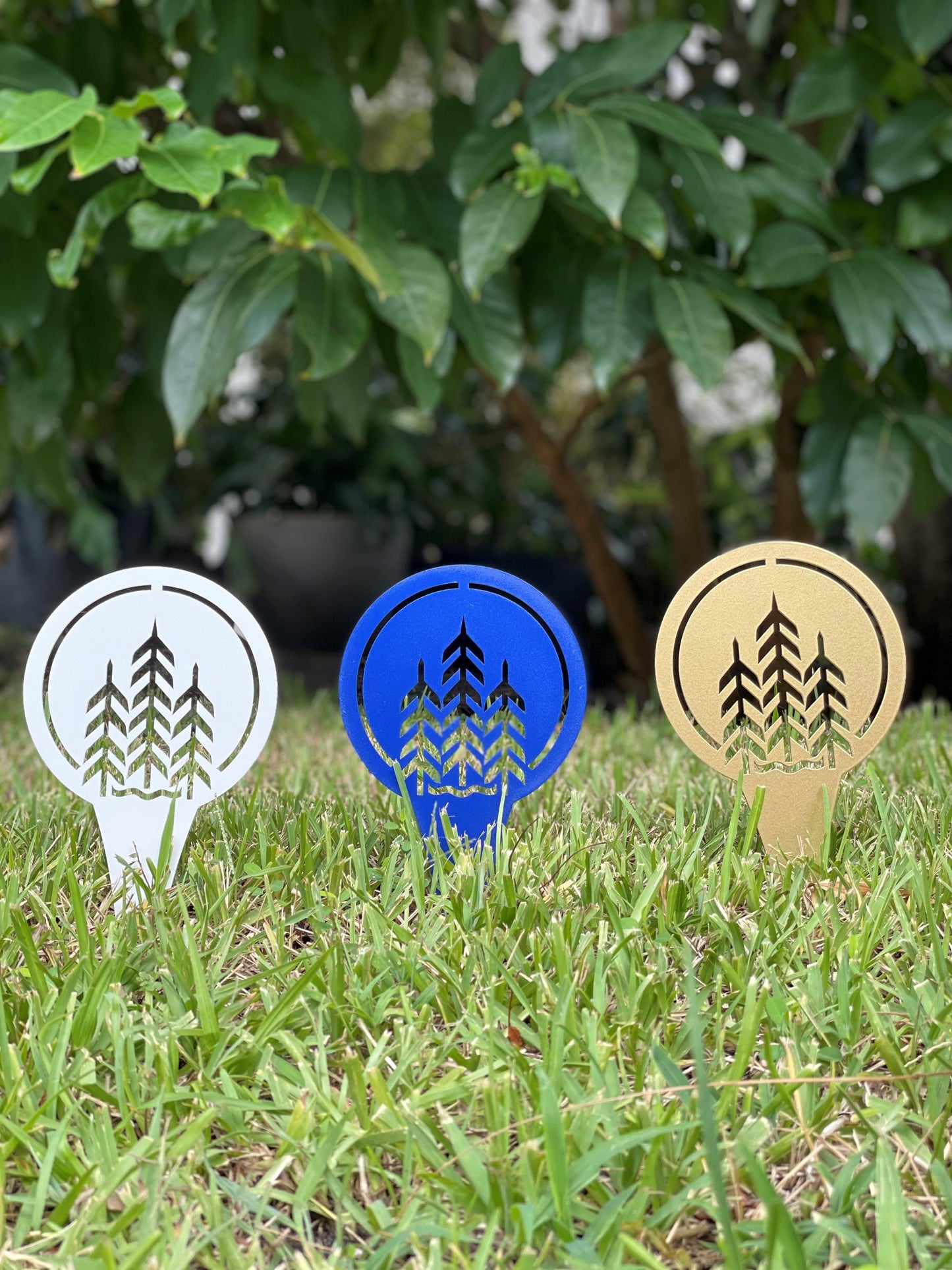 Custom Metal Golf Course Tee Markers