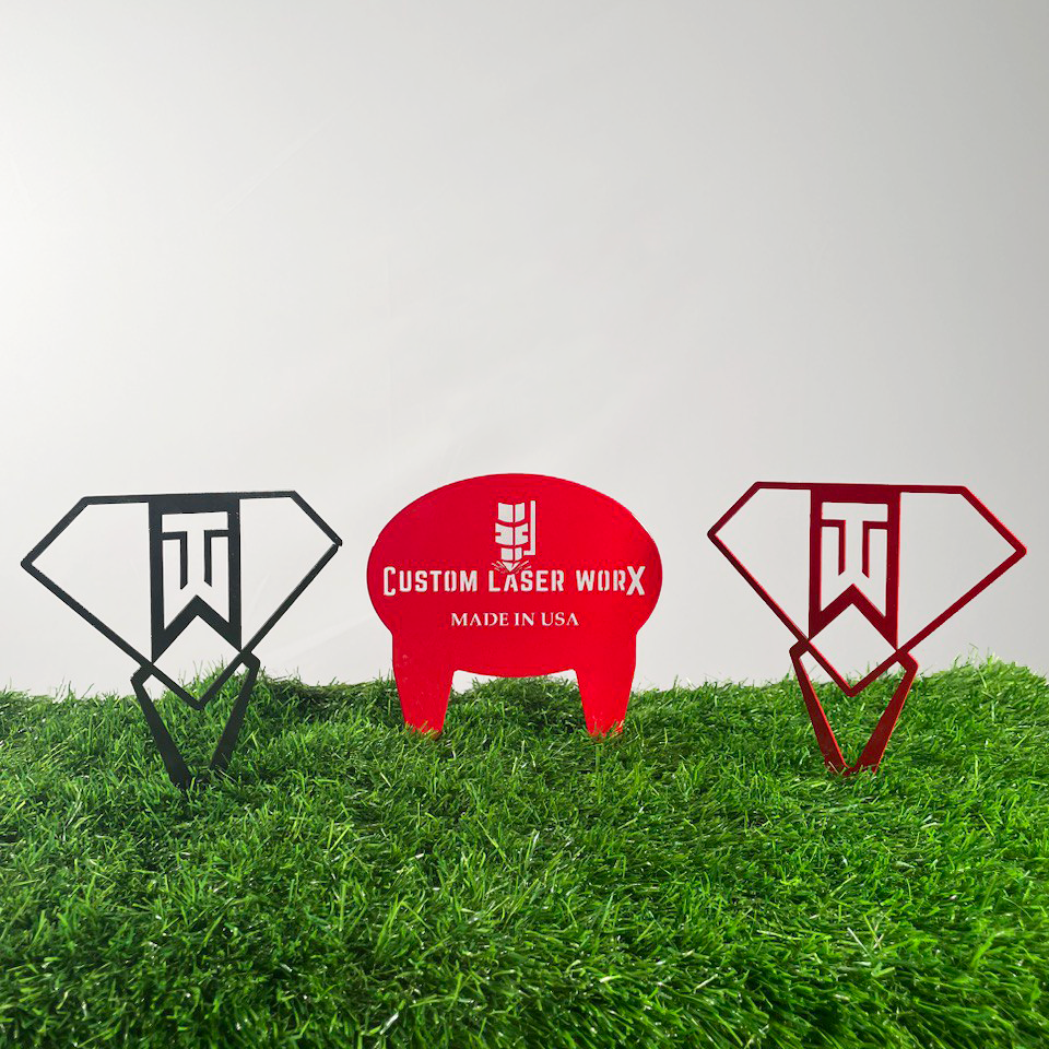 Custom Metal Golf Course Tee Markers