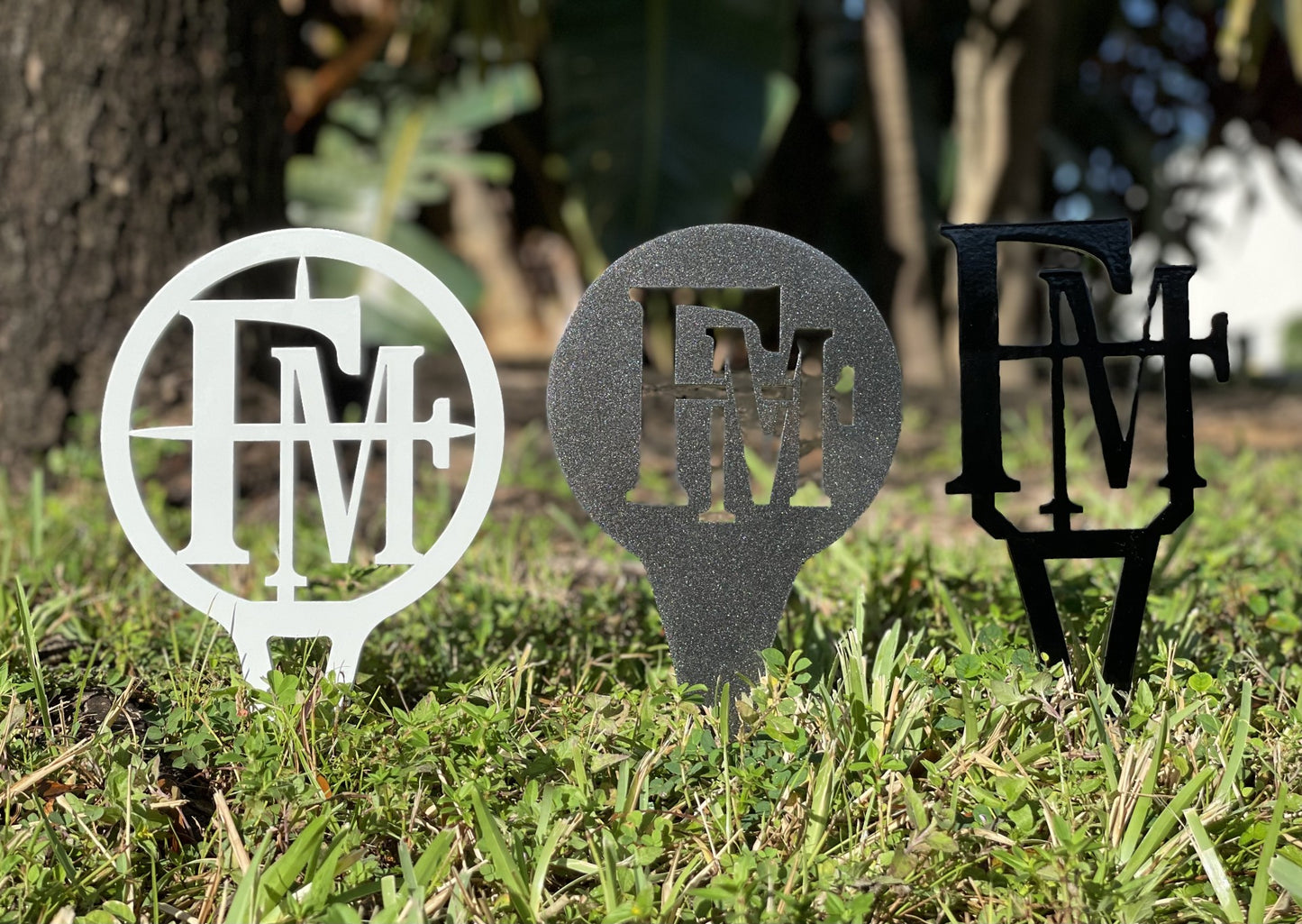 Custom Metal Golf Course Tee Markers
