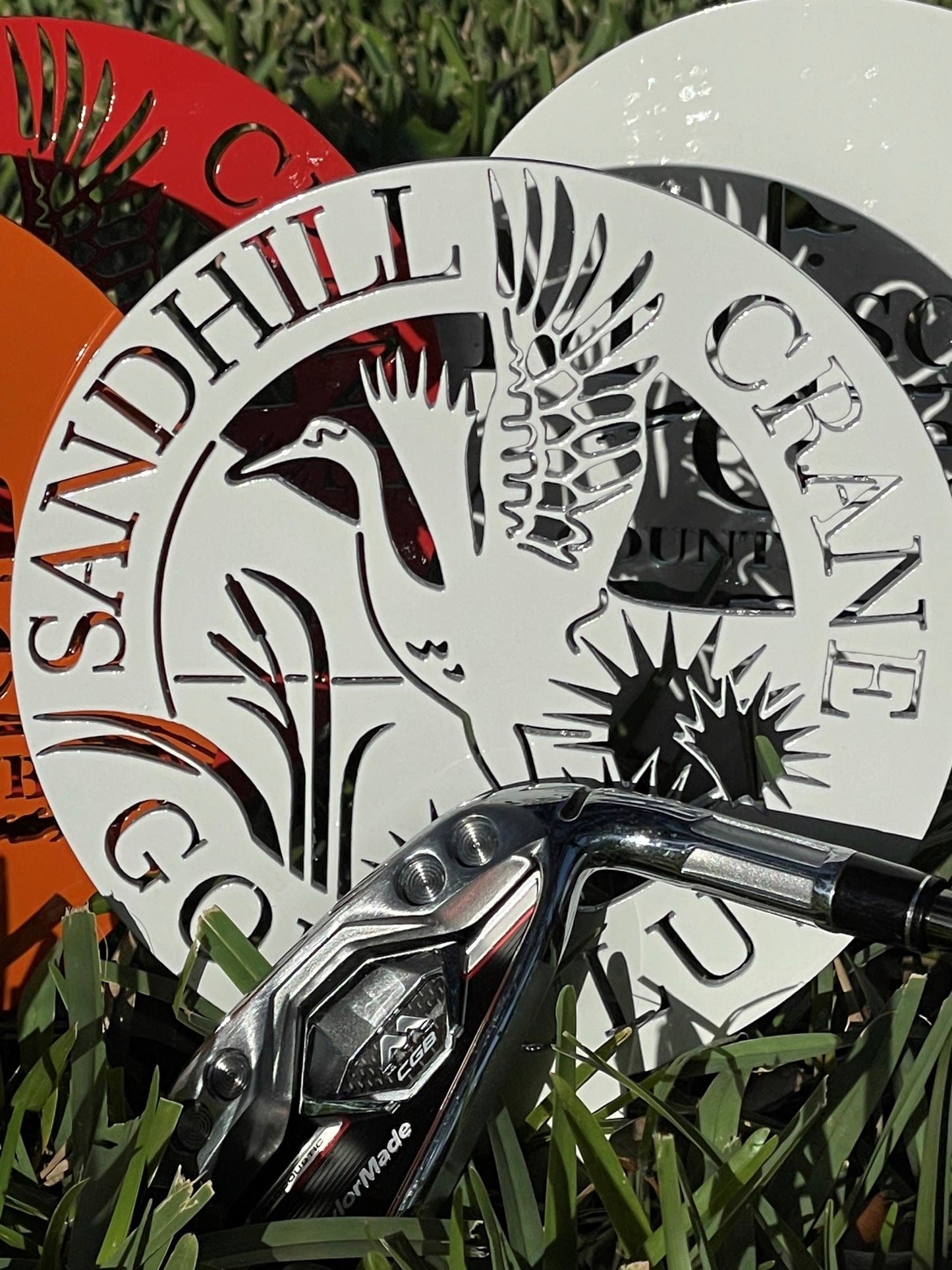 Custom Metal Golf Course Tee Markers
