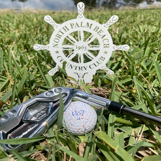 Custom Metal Golf Course Tee Markers