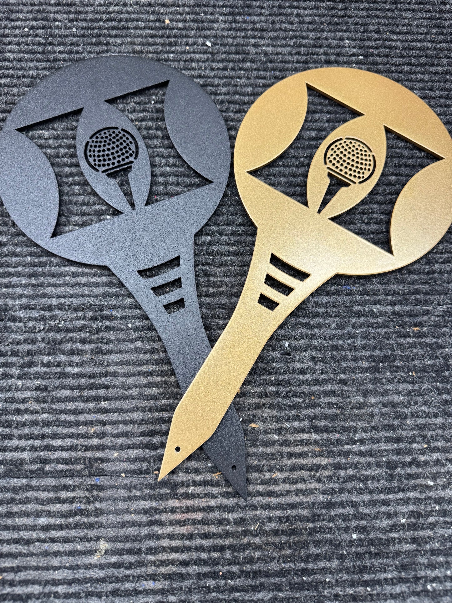 Custom Metal Golf Course Tee Markers