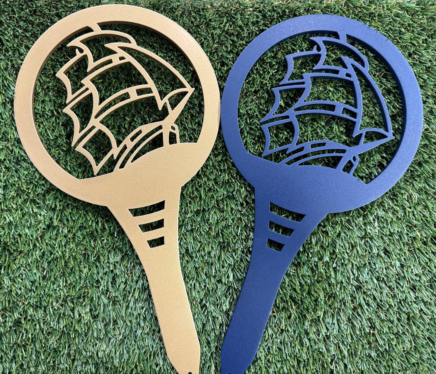 Custom Metal Golf Course Tee Markers